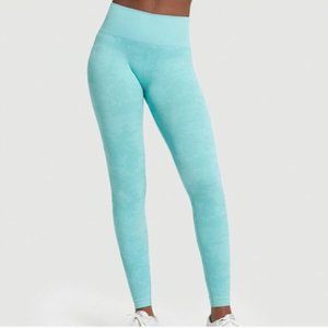 Gymshark Camo Seamless in Aqua-M